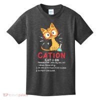 Cation Science Cat Funny Chemistry Chemist Science Teacher Kids T-Shirt thumb 0