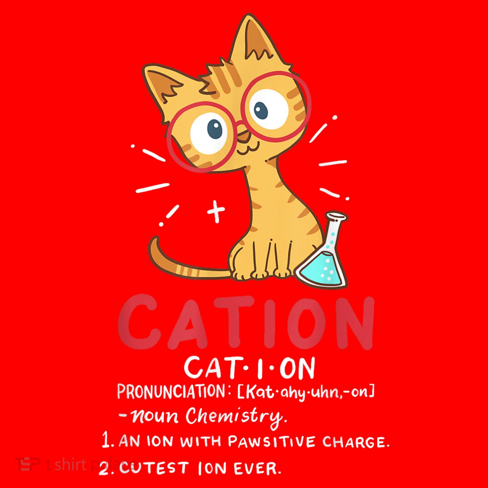 Cation Science Cat Funny Chemistry Chemist Science Teacher Santa Hat