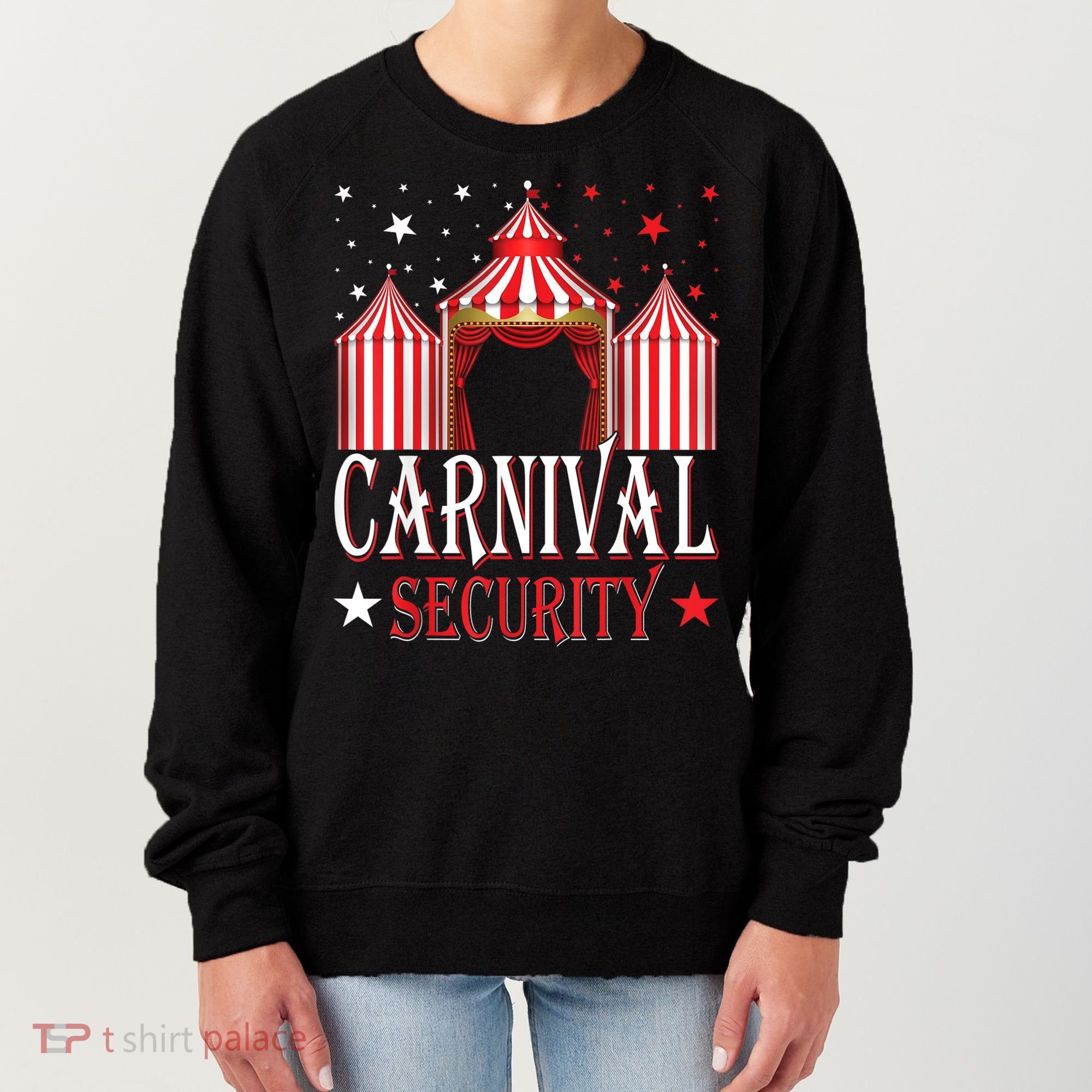 Carnival Security Circus Theme Amusement Park Carnival Party Women's Sweatshirt