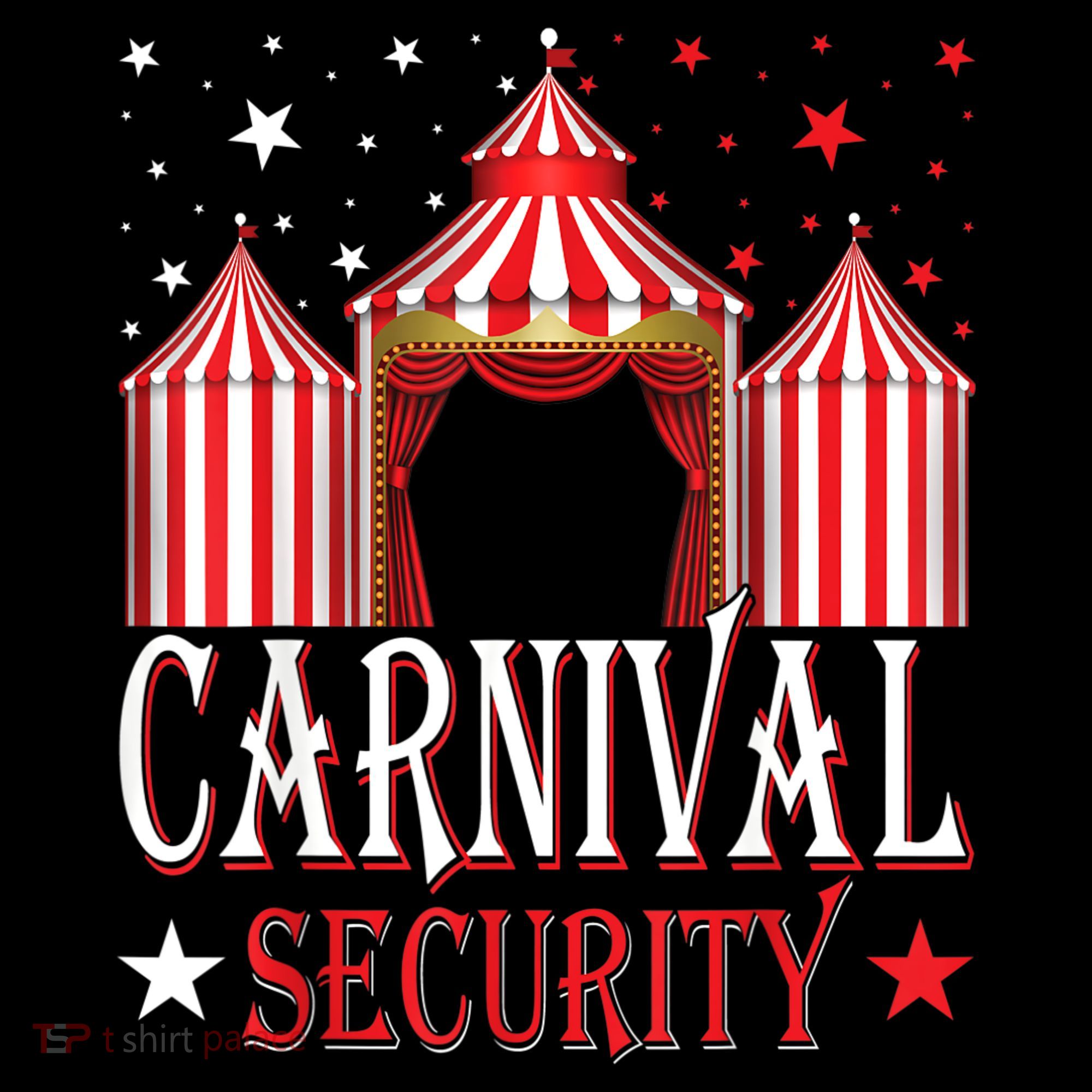 Carnival Security Circus Theme Amusement Park Carnival Party Doggie Tank