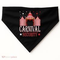 Carnival Security Circus Theme Amusement Park Carnival Party USA-Made Doggie Bandana thumb 0