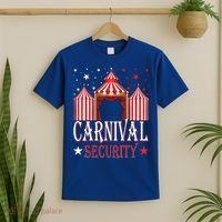 Carnival Security Circus Theme Amusement Park Carnival Party T-Shirt thumb 2