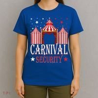 Carnival Security Circus Theme Amusement Park Carnival Party T-Shirt thumb 4
