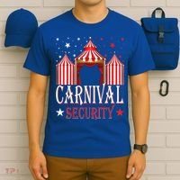 Carnival Security Circus Theme Amusement Park Carnival Party T-Shirt thumb 6