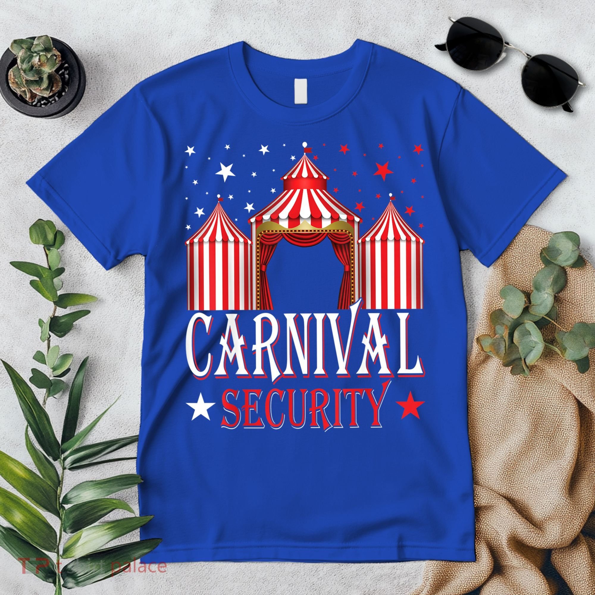 Carnival Security Circus Theme Amusement Park Carnival Party Premium T-Shirt