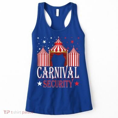 Carnival Security Circus Theme Amusement Park Carnival Party Women's Tank Top