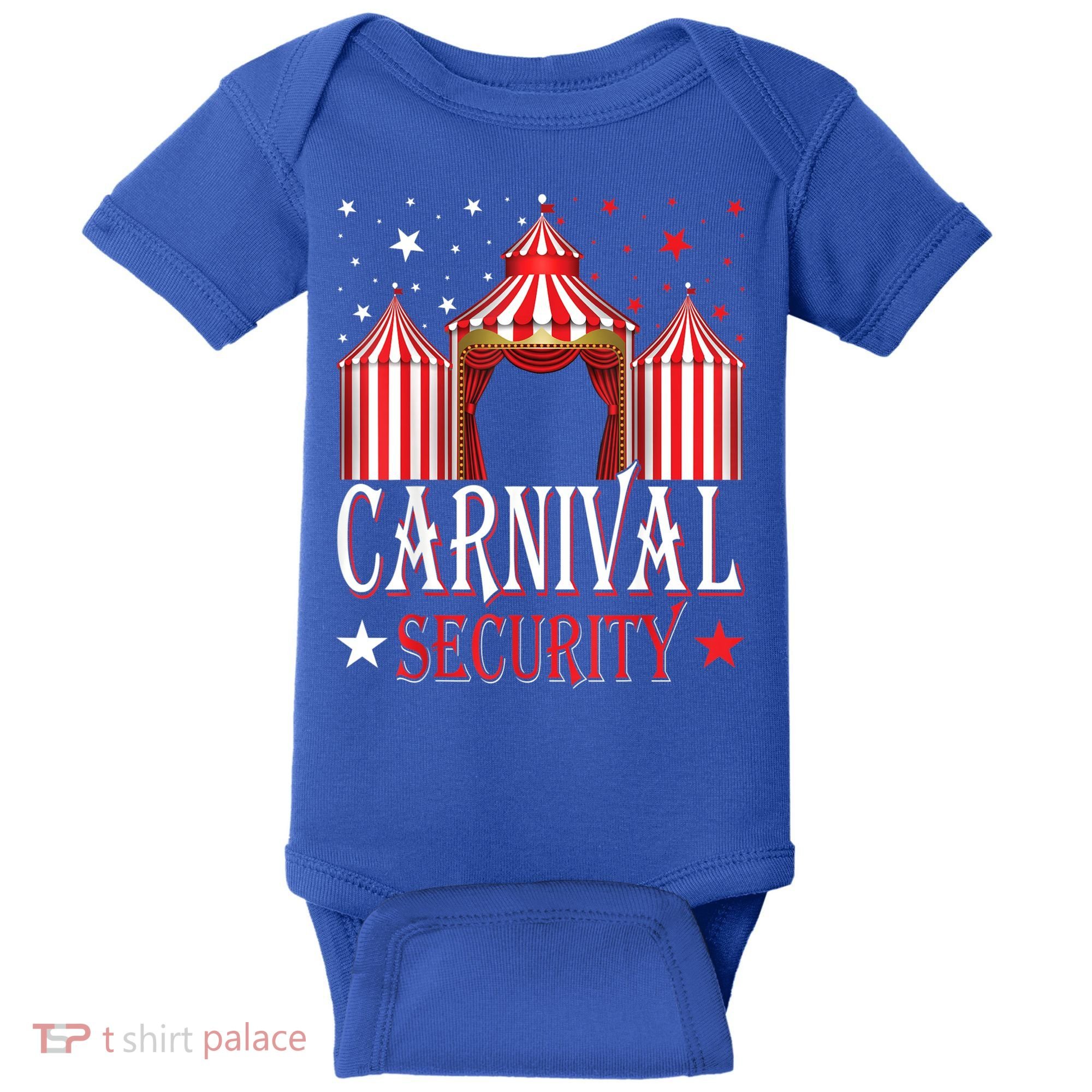 Carnival Security Circus Theme Amusement Park Carnival Party Baby Bodysuit