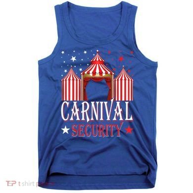 Carnival Security Circus Theme Amusement Park Carnival Party Tank Top