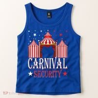Carnival Security Circus Theme Amusement Park Carnival Party Tank Top thumb 2