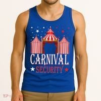 Carnival Security Circus Theme Amusement Park Carnival Party Tank Top thumb 3