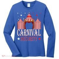 Carnival Security Circus Theme Amusement Park Carnival Party Women's Long Sleeve Shirt thumb 0