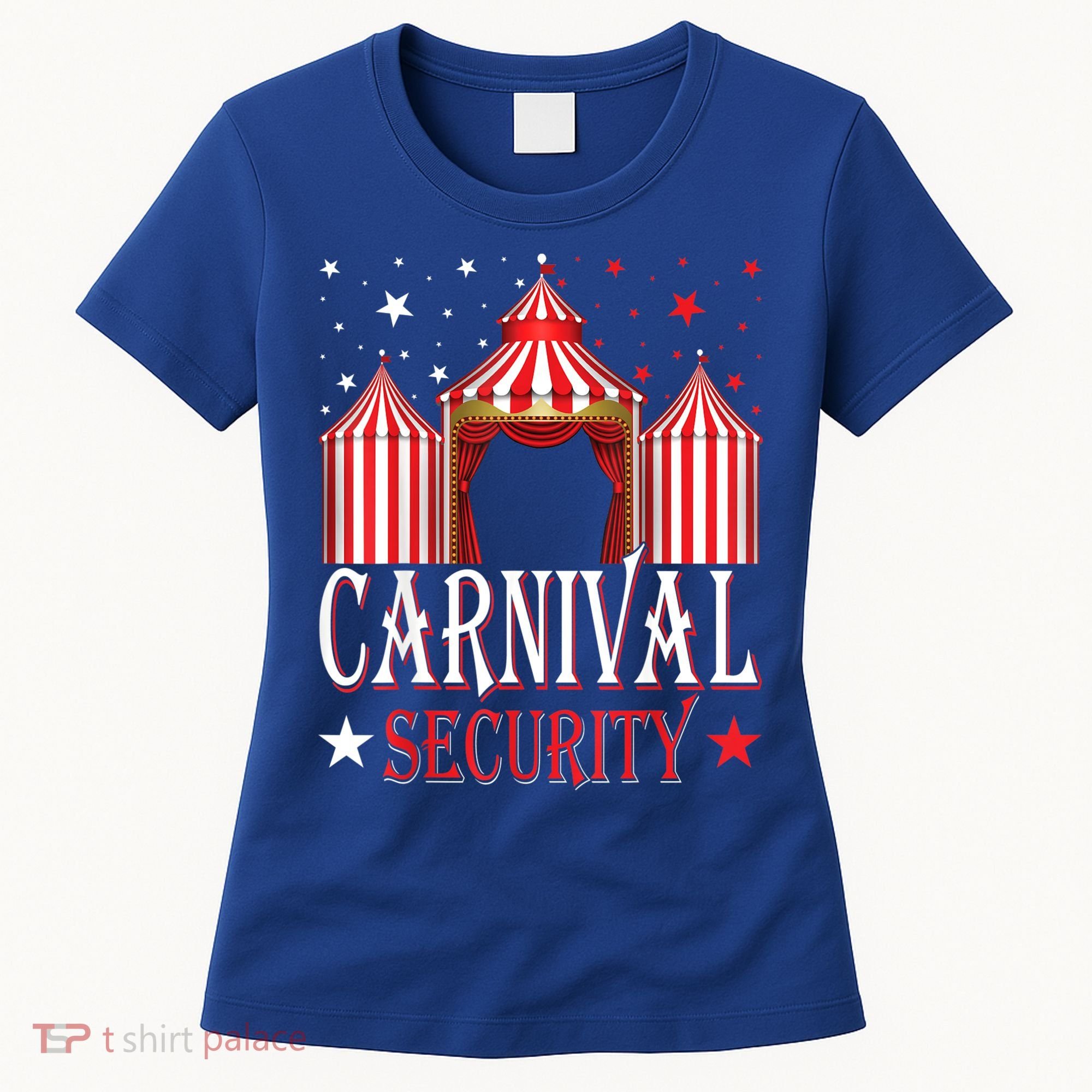 Carnival Security Circus Theme Amusement Park Carnival Party Women's T-Shirt