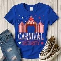 Carnival Security Circus Theme Amusement Park Carnival Party Women's T-Shirt thumb 3