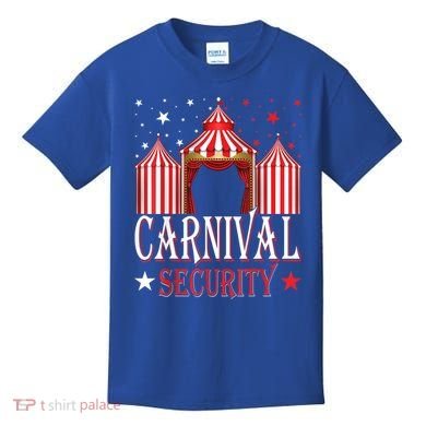 Carnival Security Circus Theme Amusement Park Carnival Party Kids T-Shirt