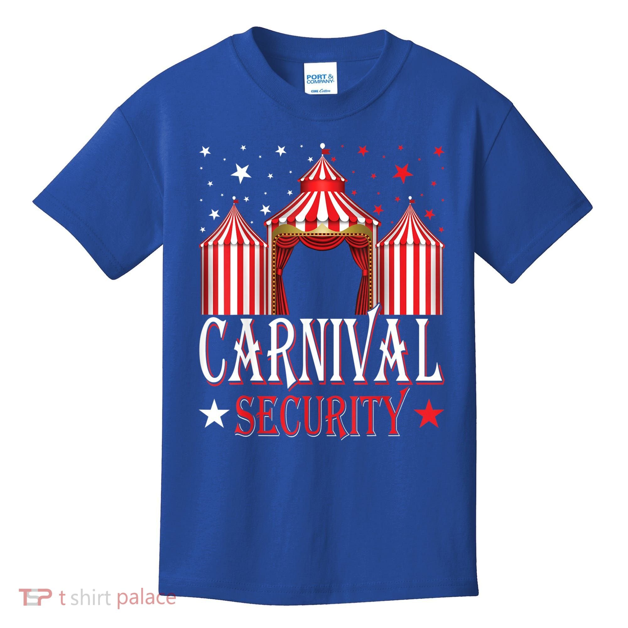 Carnival Security Circus Theme Amusement Park Carnival Party Kids T-Shirt