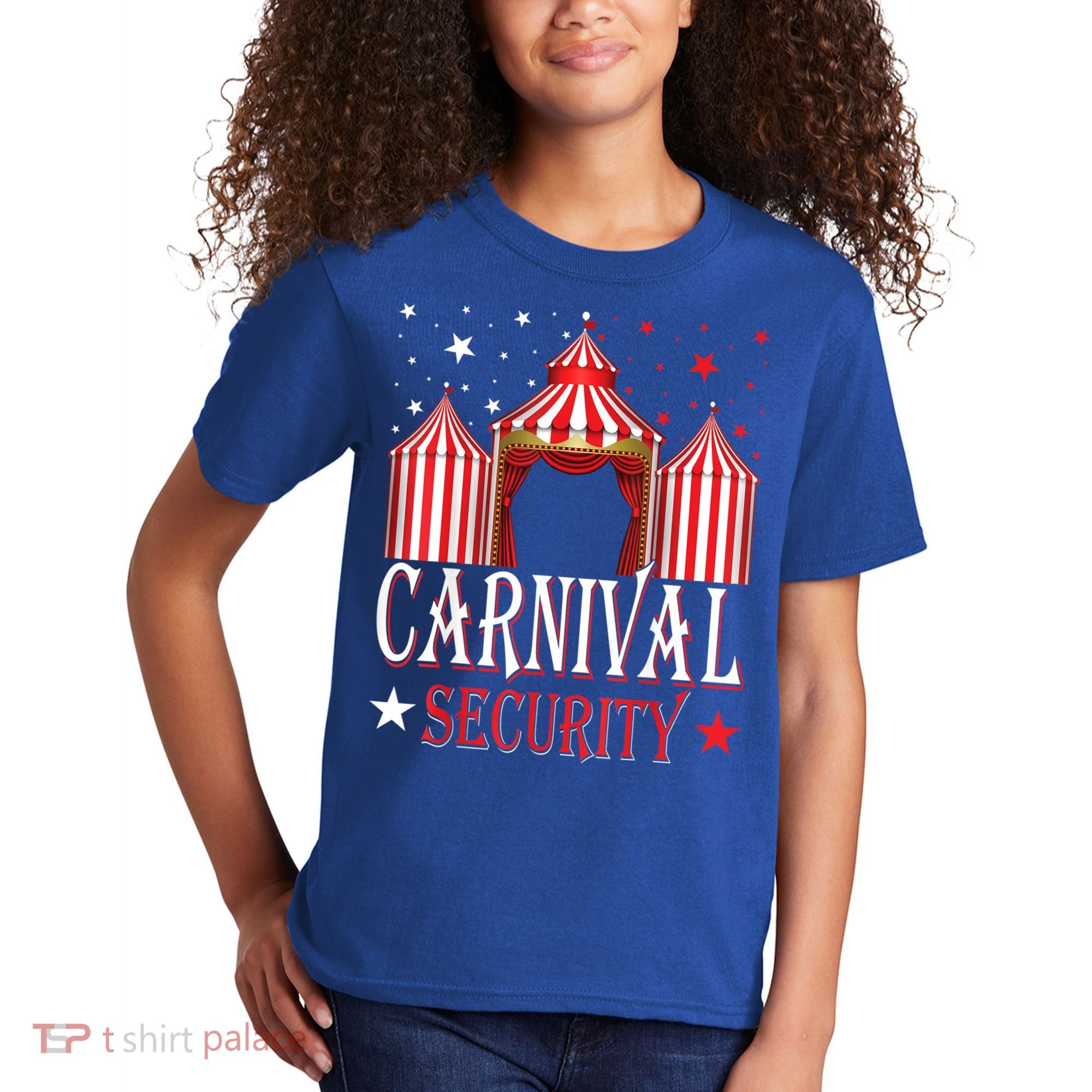 Carnival Security Circus Theme Amusement Park Carnival Party Kids T-Shirt