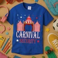Carnival Security Circus Theme Amusement Park Carnival Party Kids T-Shirt thumb 3