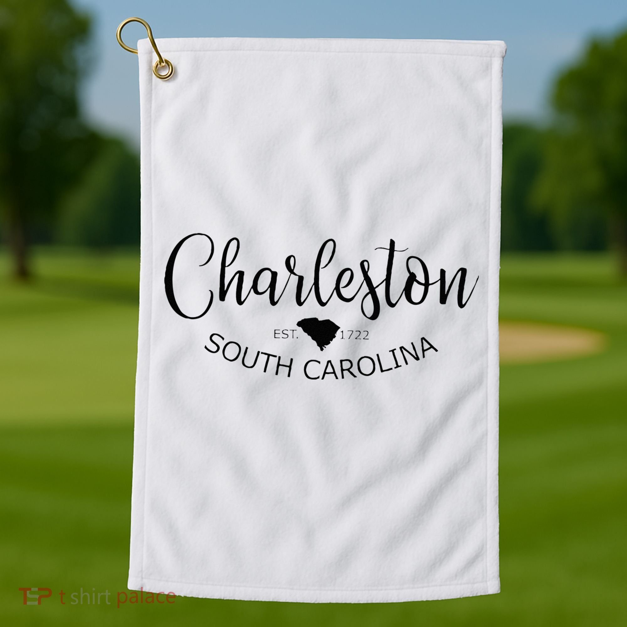 Charleston South Carolina Apparel Charleston SC US City Golf Towel