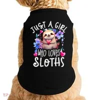 Cute Sloth Doggie Tank thumb 0