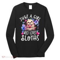 Cute Sloth Long Sleeve Shirt thumb 0