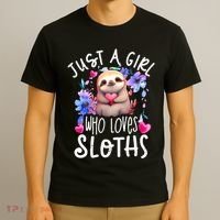 Cute Sloth T-Shirt thumb 3