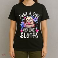 Cute Sloth T-Shirt thumb 4