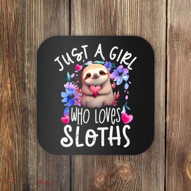 Cute Sloth Coaster