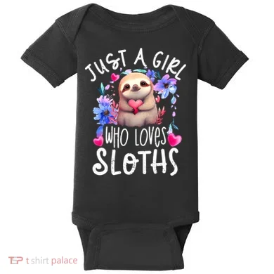 Cute Sloth Baby Bodysuit