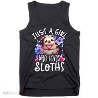 Cute Sloth Tank Top thumb 0