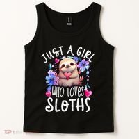 Cute Sloth Tank Top thumb 2