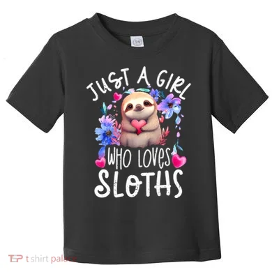 Cute Sloth Toddler T-Shirt