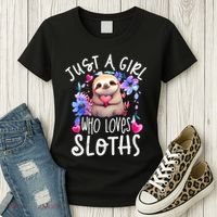Cute Sloth Women's T-Shirt thumb 3