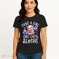 Cute Sloth Women's T-Shirt thumb 4