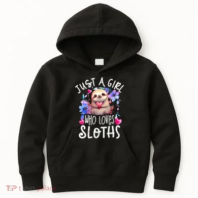 Cute Sloth Kids Hoodie