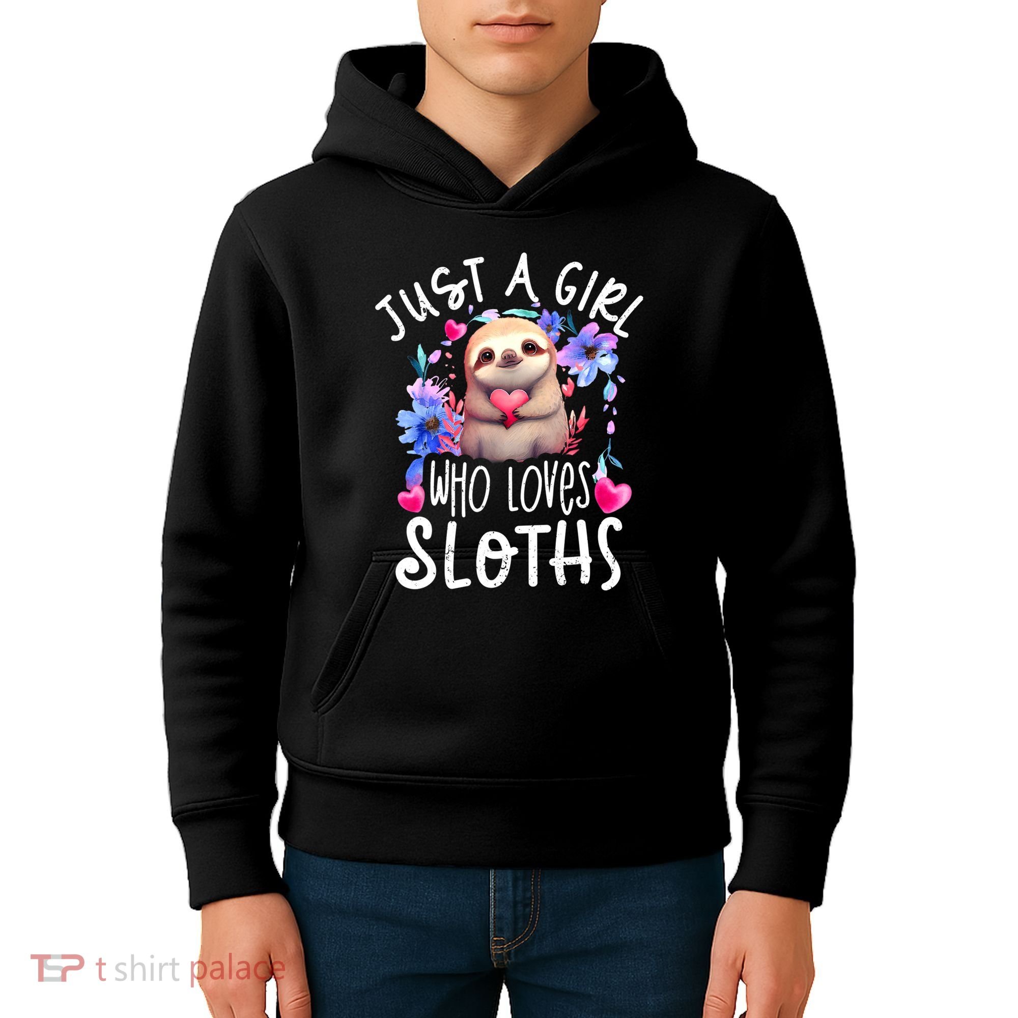 Cute Sloth Kids Hoodie