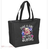 Cute Sloth Tote Bag thumb 2