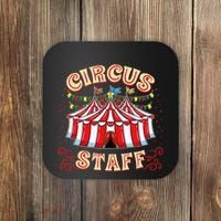 Circus Staff Circus Themed Party Coaster thumb 0