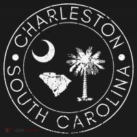 Charleston South Carolina Flag State Map SC Home Vintage T-Shirt thumb 7