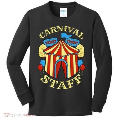 Carnival Staff Circus Event Security Ringmaster Lover Gift Kids Long Sleeve Shirt