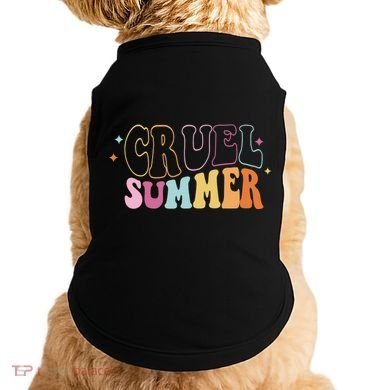 Cruel Summer Colorful Groovy Doggie Tank