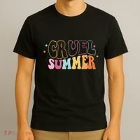 Cruel Summer Colorful Groovy T-Shirt thumb 3