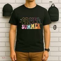 Cruel Summer Colorful Groovy T-Shirt thumb 6