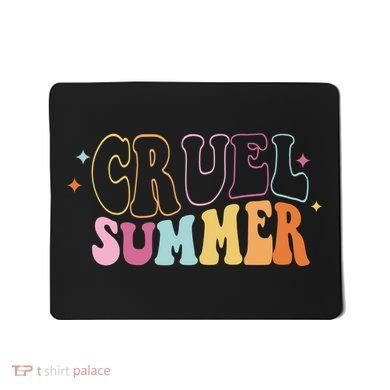 Cruel Summer Colorful Groovy Mousepad