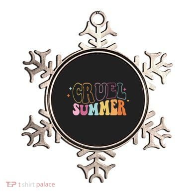Cruel Summer Colorful Groovy Ornament