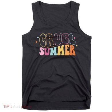 Cruel Summer Colorful Groovy Tank Top