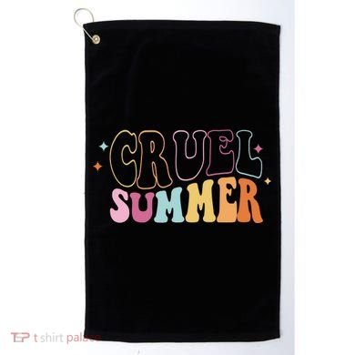Cruel Summer Colorful Groovy Golf Towel