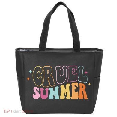 Cruel Summer Colorful Groovy Tote Bag
