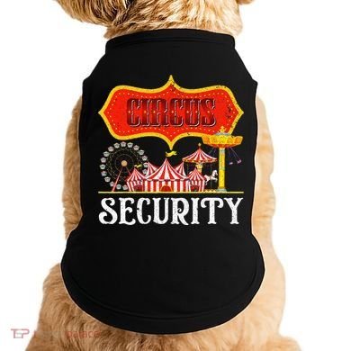 Circus Security Carnival Costume Carny Event Staff Circus Doggie Tank
