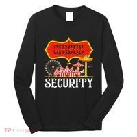 Circus Security Carnival Costume Carny Event Staff Circus Long Sleeve Shirt thumb 0