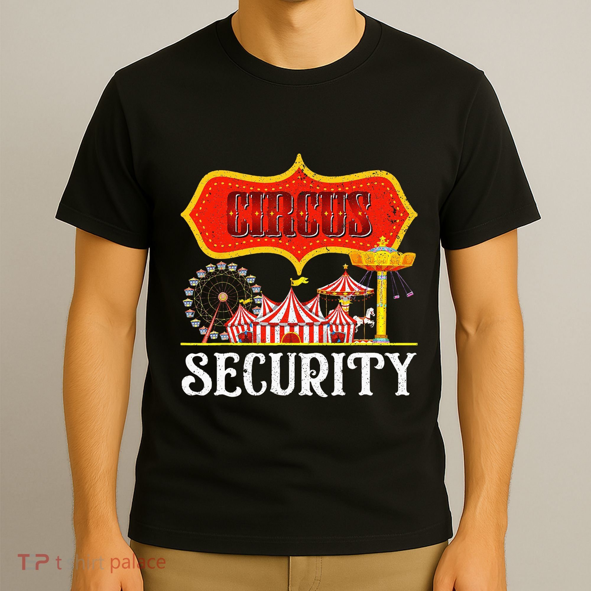 Circus Security Carnival Costume Carny Event Staff Circus T-Shirt